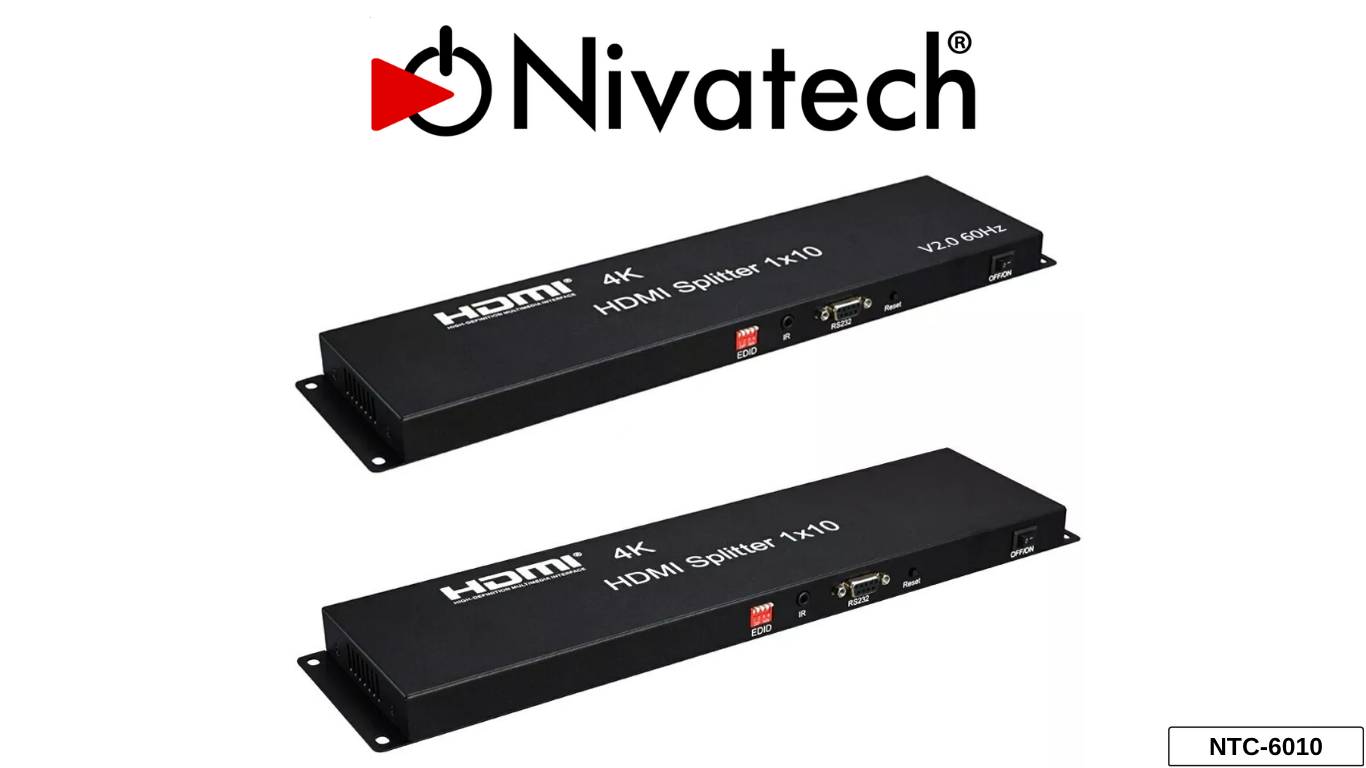 Nivatech NTC 6010 4K HDMI 10 PORT SPLITTER