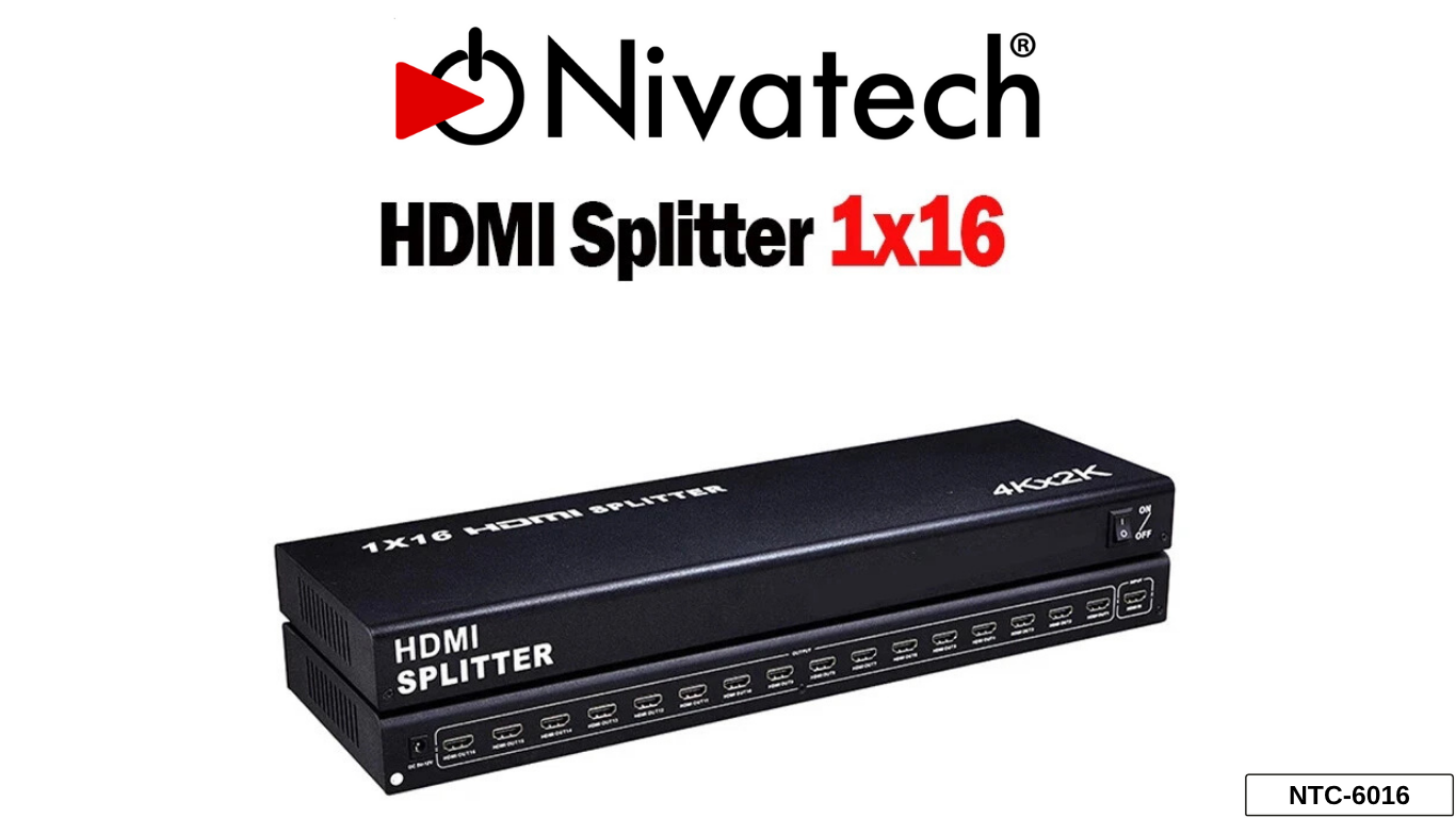 Nivatech NTC 6016 4K HDMI 16 PORT SPLITTER