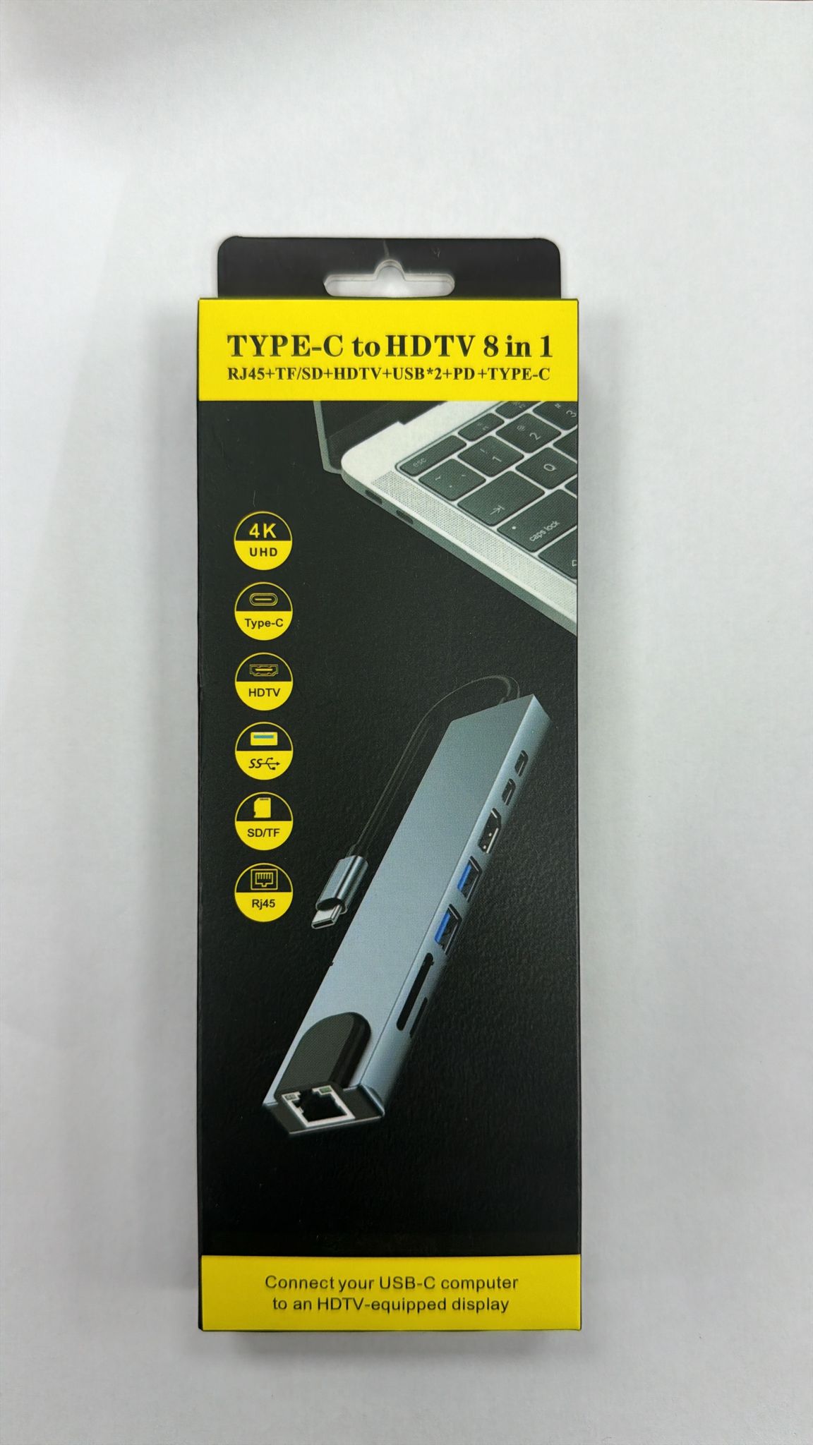 Nivatech NTC 9801 8 IN 1 TYPE C USB HUB