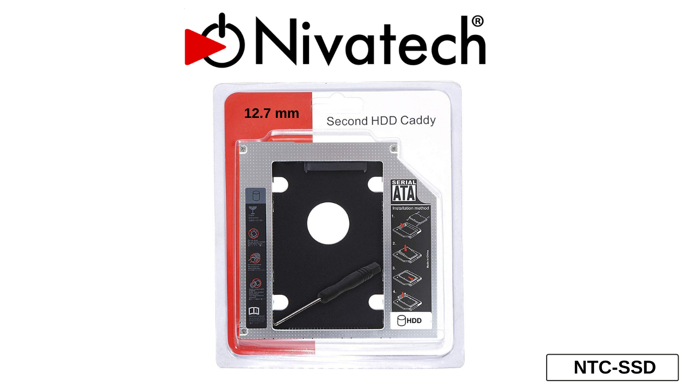 NİVATECH NTC-SSD CADDY 12,7 METAL HDD BOX