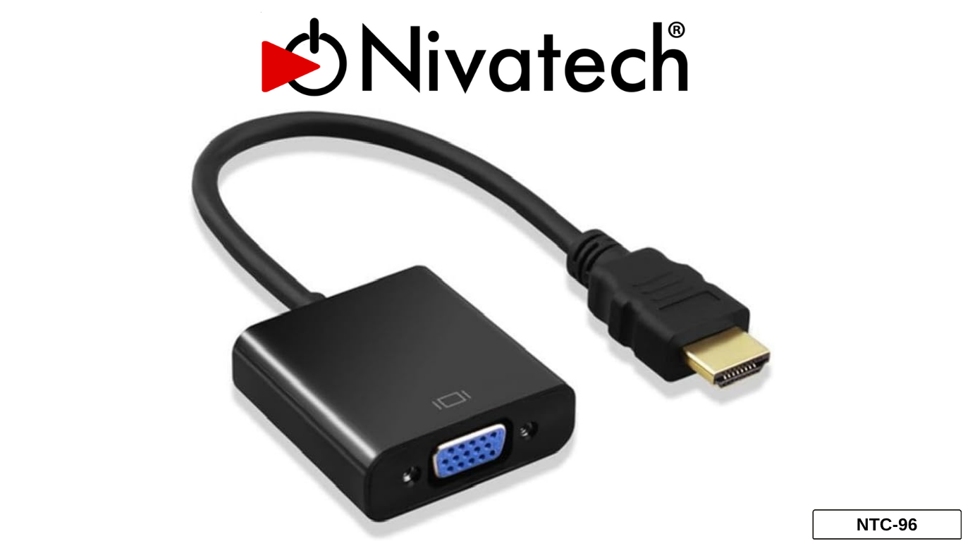 Nivatech NTC 96 HDMI TO VGA KABLO SESLİ