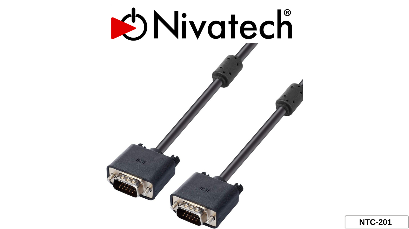 Nivatech NTC 201 VGA 3+4  CABLE 1,5M