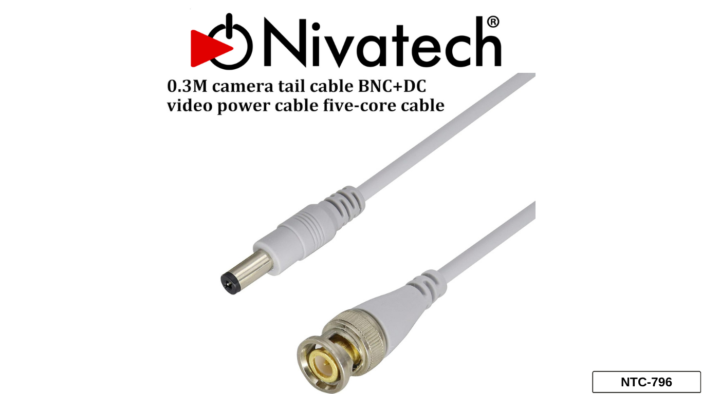 Nivatech NTC 796 BNC + POWER JACK CABLE