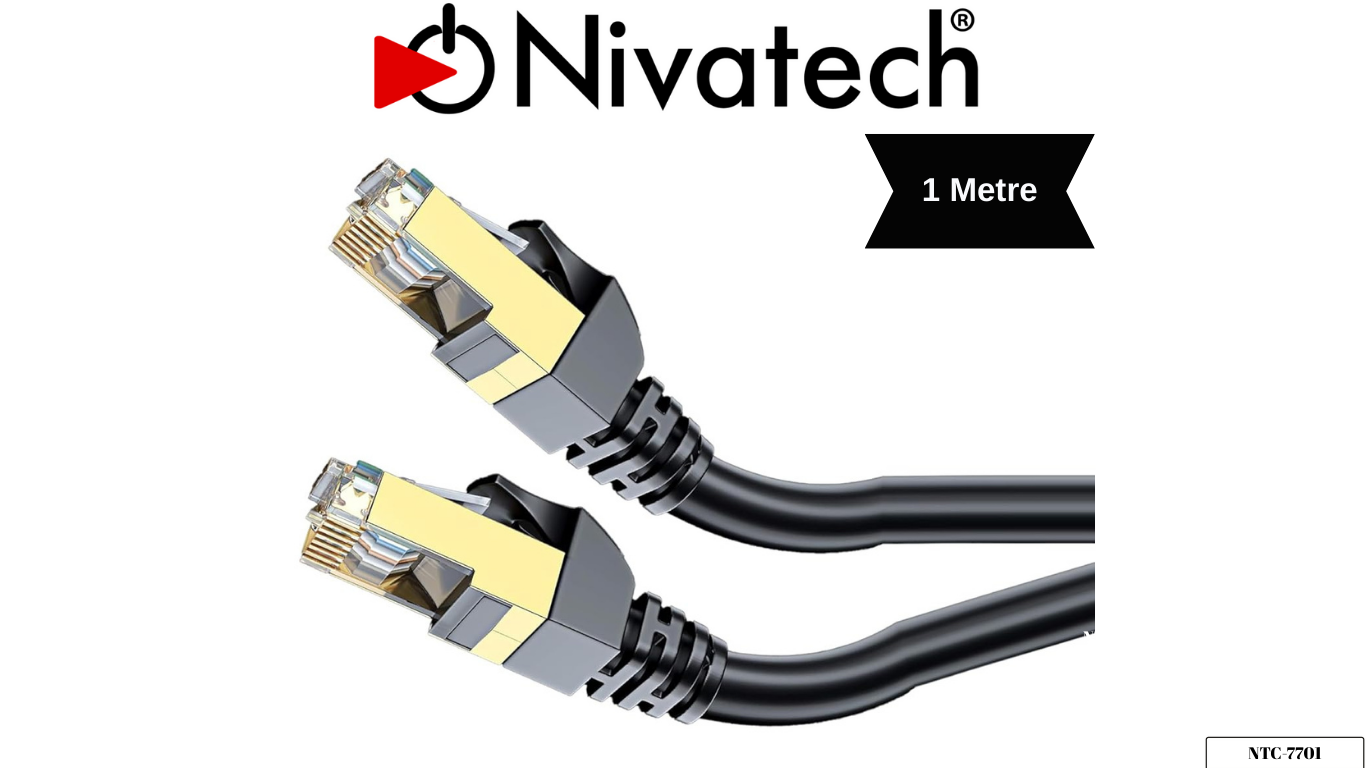 Nivatech NTC 7701 1M CAT7 CABLE 1000MHZ/10GBPS