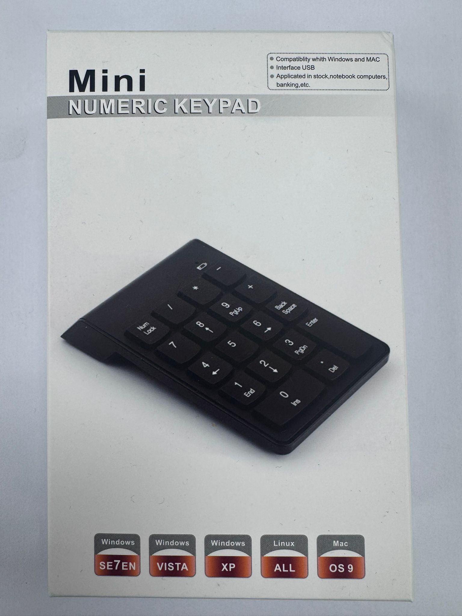 NUMERIC KEYBOARD 1