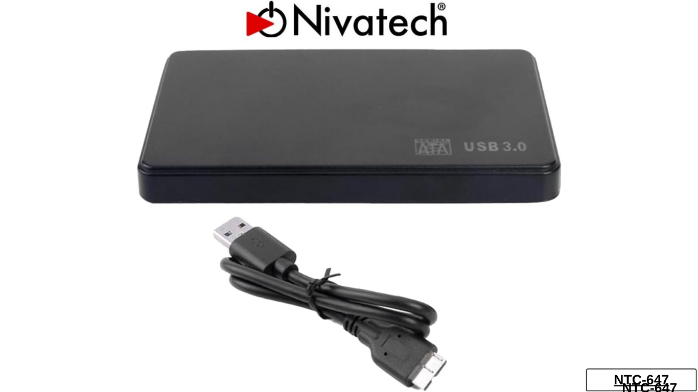 Nivatech NTC-647 2,5 SATA PLASTİC HDD BOX USB 3,0