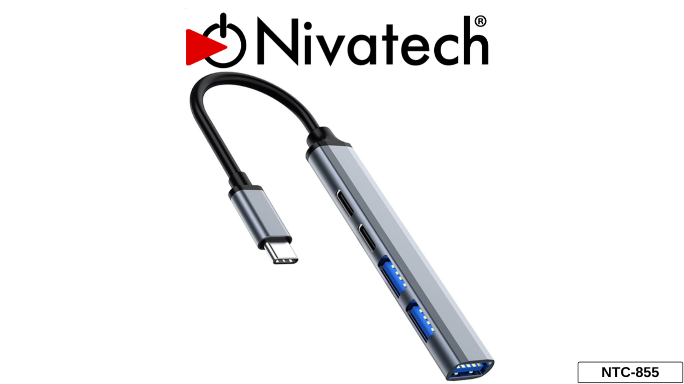 Nivatech NTC 855 5 IN 1 TYPE C HUB CABLE