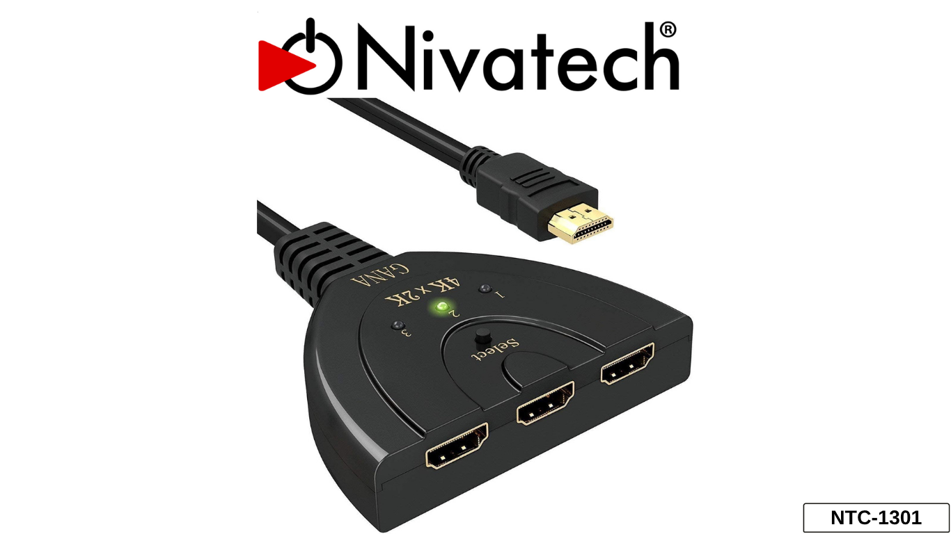 Nivatech NTC 1301 HDTV 4K 3 IN 1 SWITCH