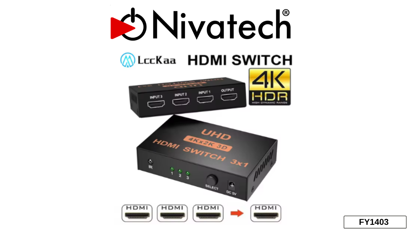 Nivatech NTC FY1403 3 IN 1 HDTV SPLITTER