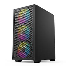 RAYNOX POSEIDON BLACK PC CASE(CASE+4*FAN)