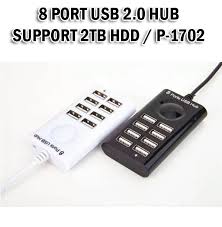 Nivatech NTC 8001 8 PORT 2.0 USB HUB CABLE